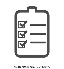Task list vector image to be used in web applications, mobile applications and print media.