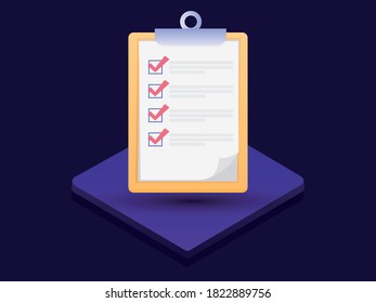 task management, to do list, work progress marketing elements, infographic vector
