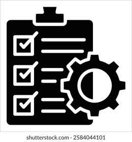 Task Management Icon Element For Design