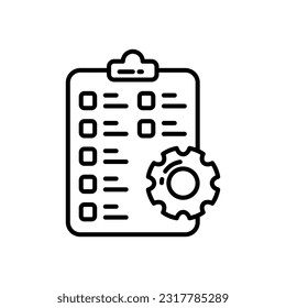 Task Management icon in vector. Illustration