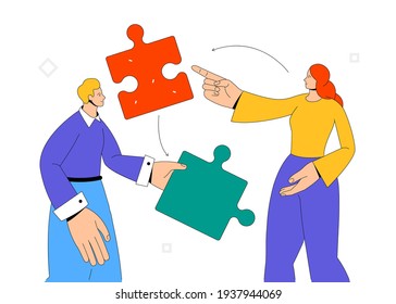 Administración de tareas - ilustración de diseño de líneas coloridas modernas
