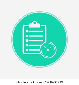 Task management vector icon sign symbol