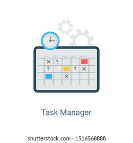 Task Manager - Business Concept Vector