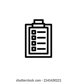 Task Manager With Outline Icon Vector