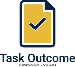 Icono de resultado de tarea, Icono de resultado de tarea completado