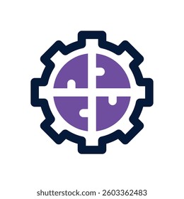 task planning dual tone icon. Sleek and modern vector icon for websites, mobile apps, marketing materials, and corporate design. Fully scalable and ready to use.
