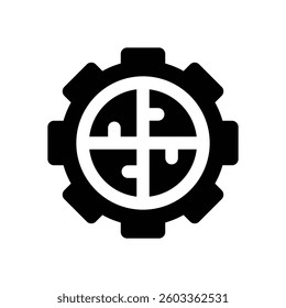 task planning glyph icon. Strong and solid vector icon for websites, mobile interfaces, presentations, and visual branding. High quality and easy to edit.
