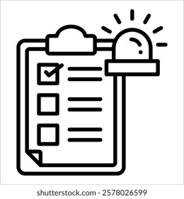 Task Prioritization Icon Element For Design