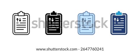 Task Priority Icon Set Multiple Style Collection