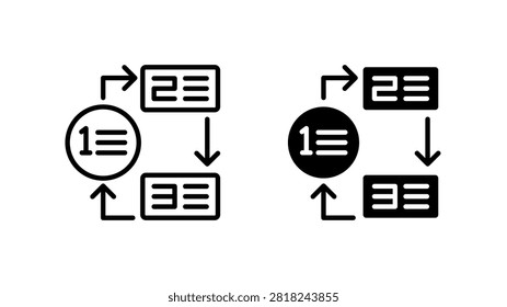 Task Priority Icons, Dual Style Icon Set