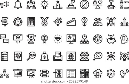 Task and project management icons High-Quality Vector Icons Collection with Editable Stroke. Ideal for Professional and Creative Projects