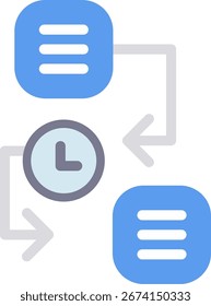 Design do vetor de ícones planos do Task Tracker