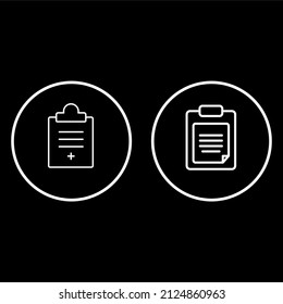 Task. Vector icon. Clipboard - vector icon. Clipboard icon. Completed task. Approved document icon signed. Project completed. Check Mark's sign. Worksheet marks. Vector illustration. Additional Prefer