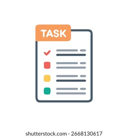 Icono de lista de tareas Ilustración vectorial Nuevo estilo