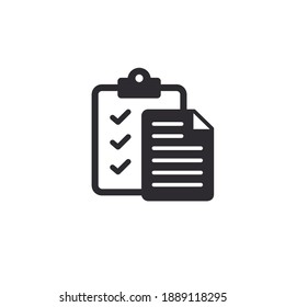 Tasks. Clipboard icon. Task done. Signed approved document icon. Project completed. Check Mark sign. Worksheet sign. Office documents. Survey. Extra options. Application form. Fill in the form. Report