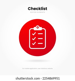 Tasks clipboard icon. Task done sign. Approved document icon. Project completed. Check Mark sign. Worksheet sign. Application form. Fill in the form. Report. Checklist icon