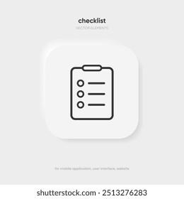 Tasks clipboard icon. Task done sign. Approved document icon. Project completed. Check Mark sign. Worksheet sign. Application form. Fill in the form. Report. Checklist icon