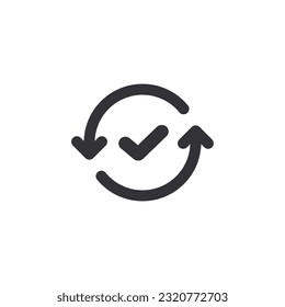 Tasks history. Clipboard icon. Task done. Project completed. Reset icon. Vector timer. Countdown icon. Reuse icon. Data exchange. Repeat. Reload. Start over. Extra options. Arrow sign. Сheck mark.