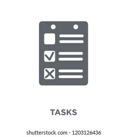 Tasks icon. Tasks design concept from  collection. Simple element vector illustration on white background.