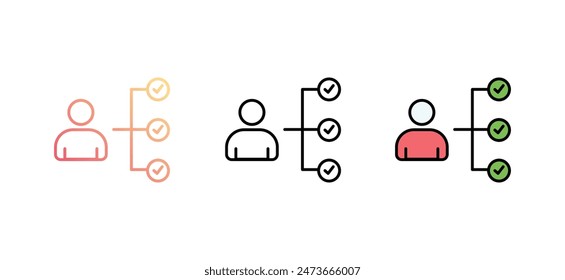 Tasks icon design with white background stock illustration