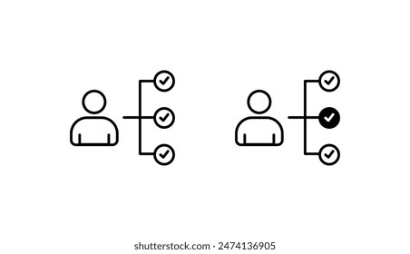 Tasks icon design with white background stock illustration