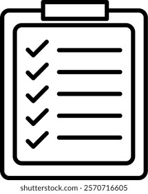 Tasks Icon Symbol Art Sign