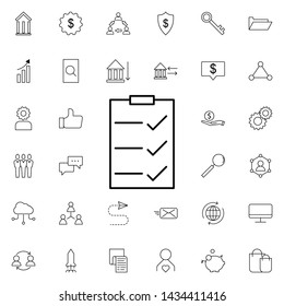 tasks icon. Universal set of business for website design and development, app development