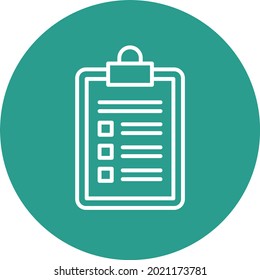 Tasks icon vector image. Can also be used for web apps, mobile apps and print media.