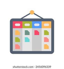 Tasks icon in vector. Logotype
