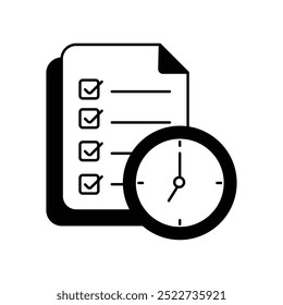 tasks icon with white background vector stock illustration