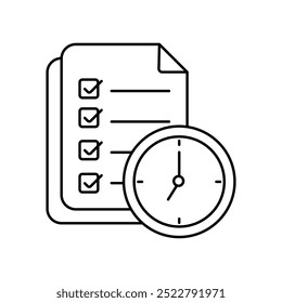 tasks icon with white background vector stock illustration