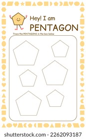 Tasks for kids. Shapes learning. Early education. Tracing worksheet for children. Preschool handwriting practice. Geometry game. Maze activity. Dashed lines play and study page book. 
