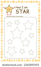 Tasks for kids. Shapes learning. Early education. Tracing worksheet for children. Preschool handwriting practice. Geometry game. Maze activity. Dashed lines play and study page book. 
