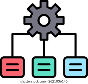Tasks Line Filled Vector Icon Design