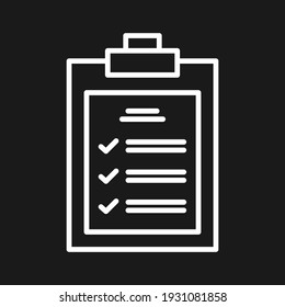 Tasks, List icon vector image. Can also be used for project management. Suitable for use on web apps, mobile apps and print media.