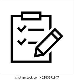 Tasks list vector icon symbol design