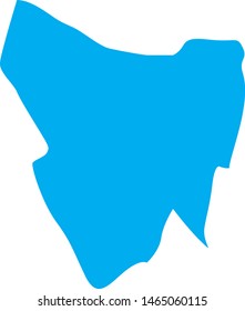 Tasmania region map in Australia