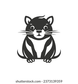 Tasmanian Devil Icon on White Background - Simple Vector Illustration