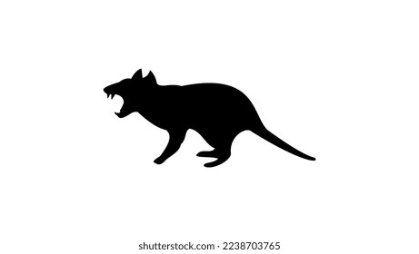 Silueta satánica de alta calidad vectorial
