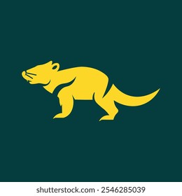Tasmanian Devil trendy artwork good abstract vector illustration colorful applied design.eps