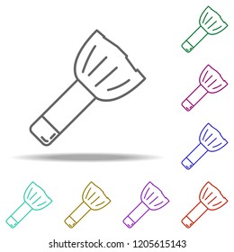 tassel for blush icon. Elements of Beauty, make up, cosmetics in multi color style icons. Simple icon for websites, web design, mobile app, info graphics