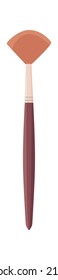 Tassel Painter Art Tool. Vector illustration