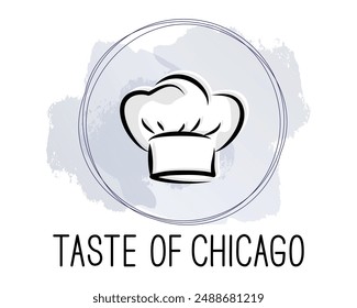 Taste of Chicago greeting banner. The largest food festival