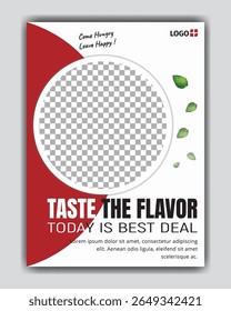 Taste the Flavor Explosion in Every Bite. Social media food or poster flyer best. 