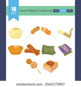 A Taste of Home Traditional Filipino Food Illustrations