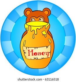 taste  honey vector!
