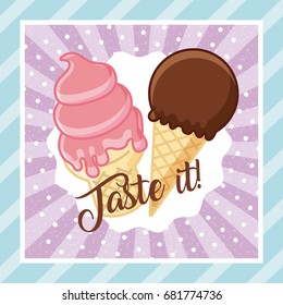 taste it ice cream cartoon