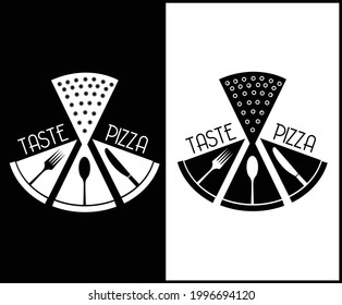 Taste Pizza Logo Vector Designing