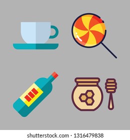 taste vector icon set