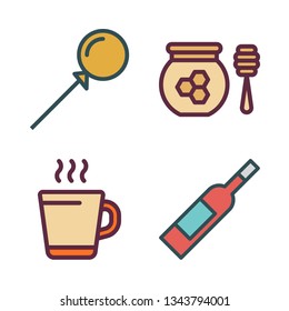 taste vector icon set